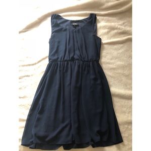 Cute blue dress, great for work!